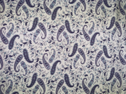 Twilight Garden Purple Paisley