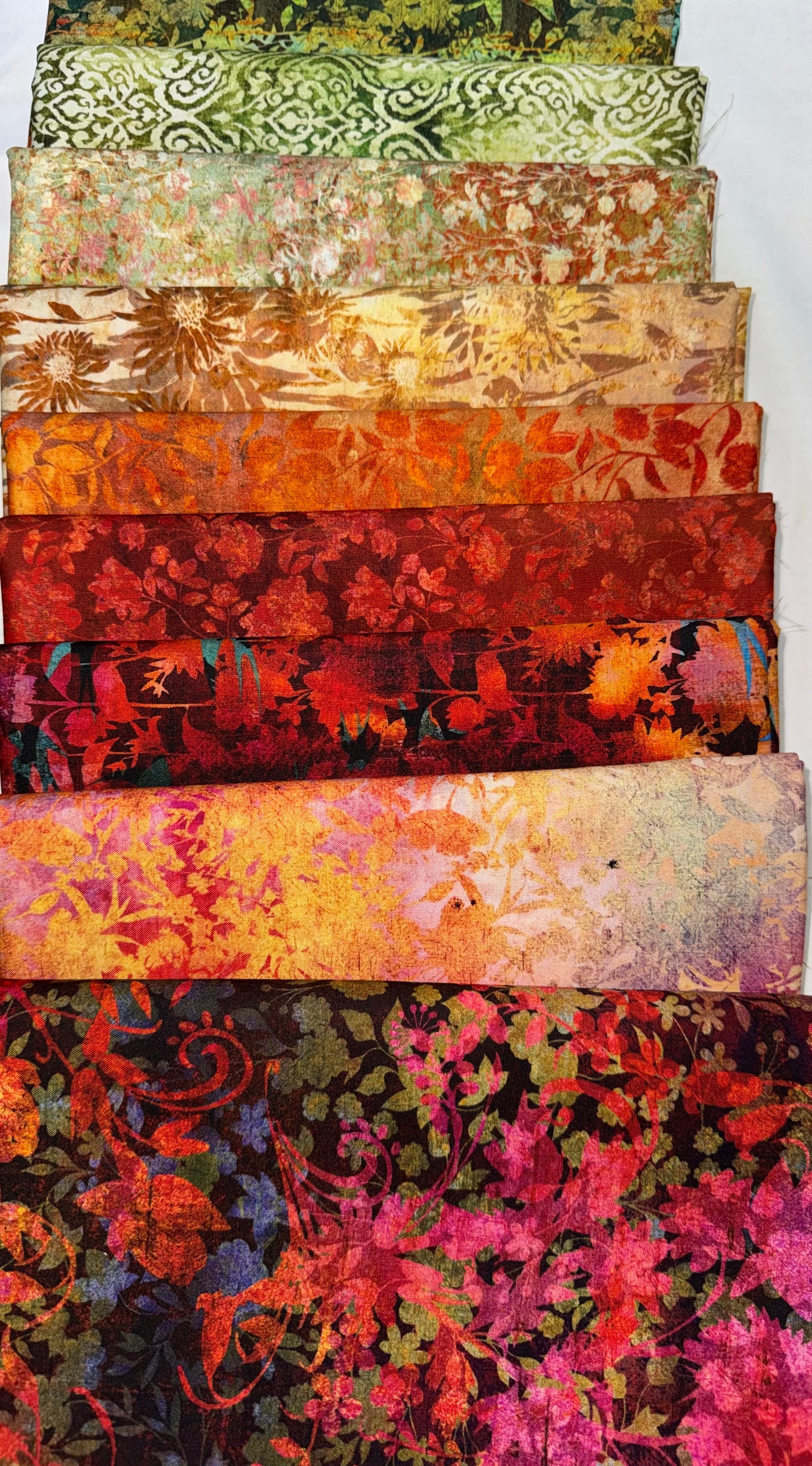 Evanescence Gemstones Quilt Kit - Autumn - 83.5" x 99.5"  Jason Yenter Design. Only 3 available.