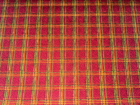 Star of Wonder - Star of Light - Red Plaid