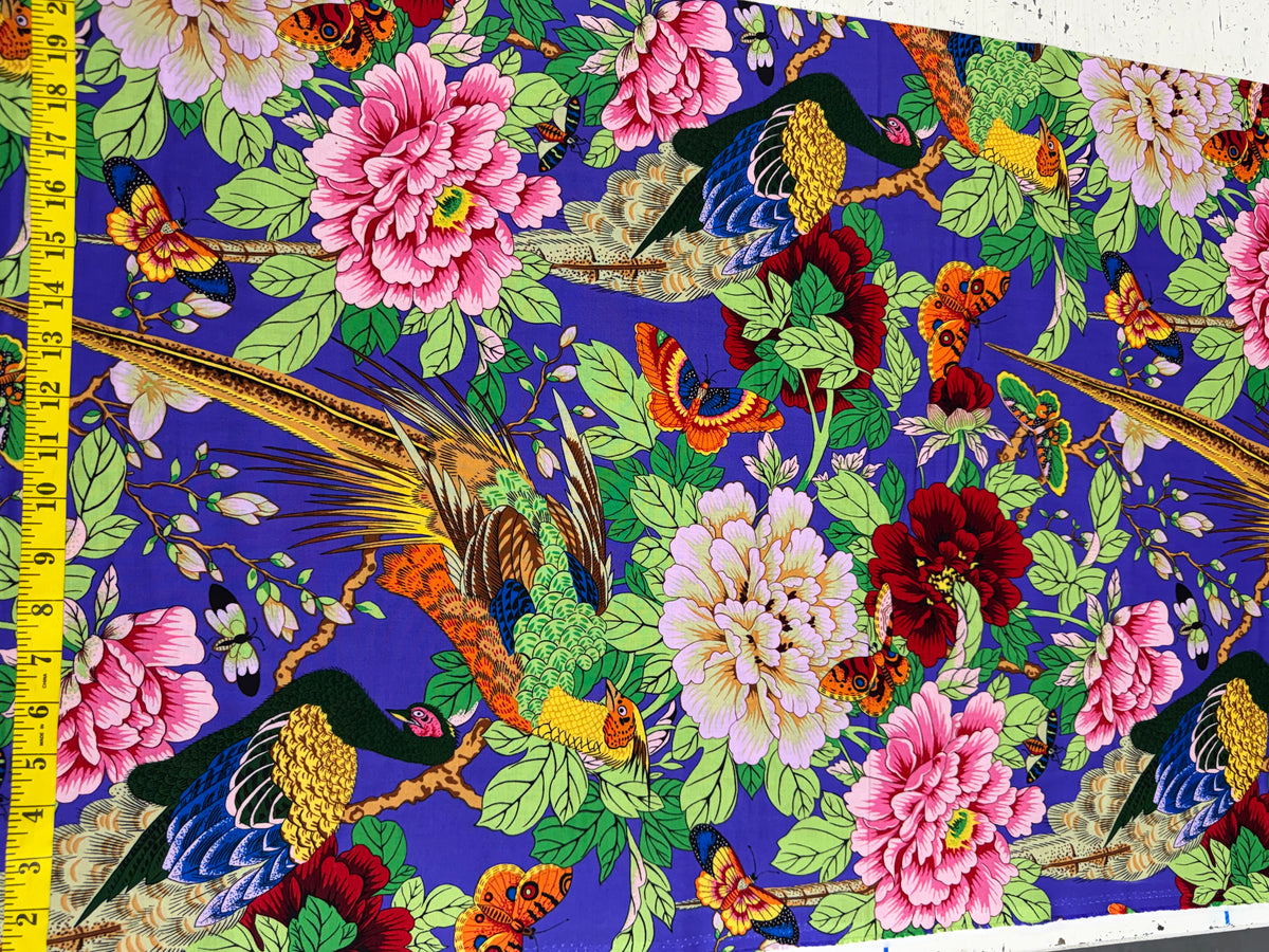 Kaffe Fassett - Birds and Bees - Purple