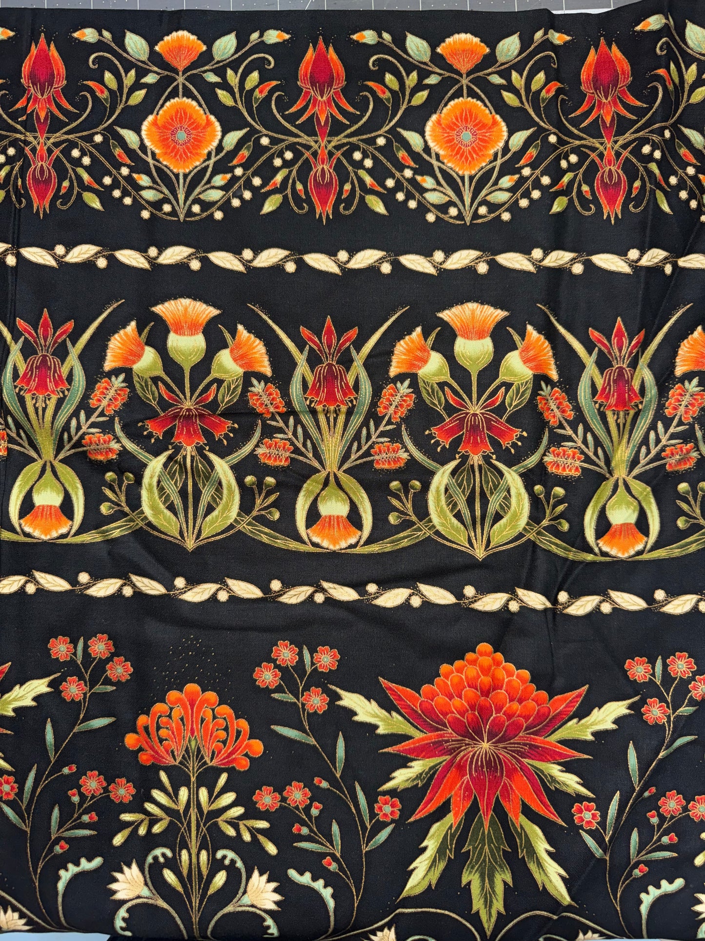 Leesa Chandler - Melba - Black and Orange Border
