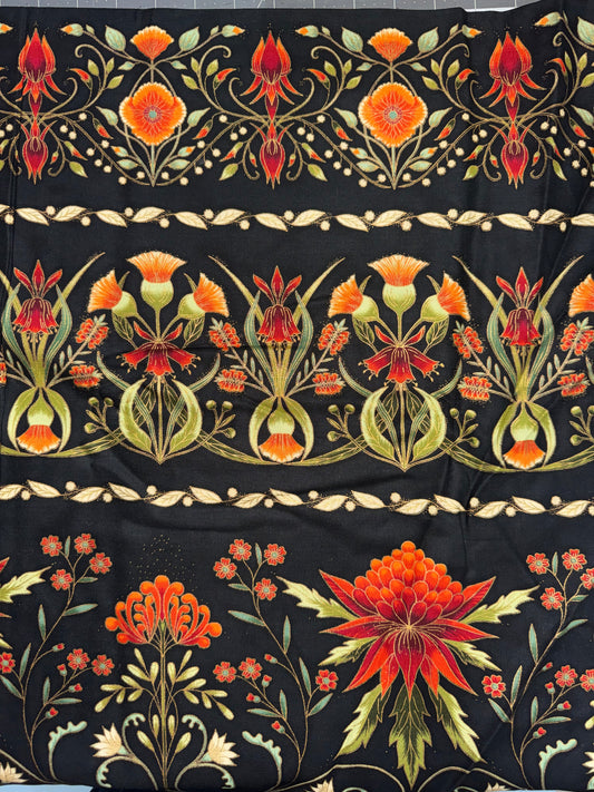 Leesa Chandler - Melba - Black and Orange Border
