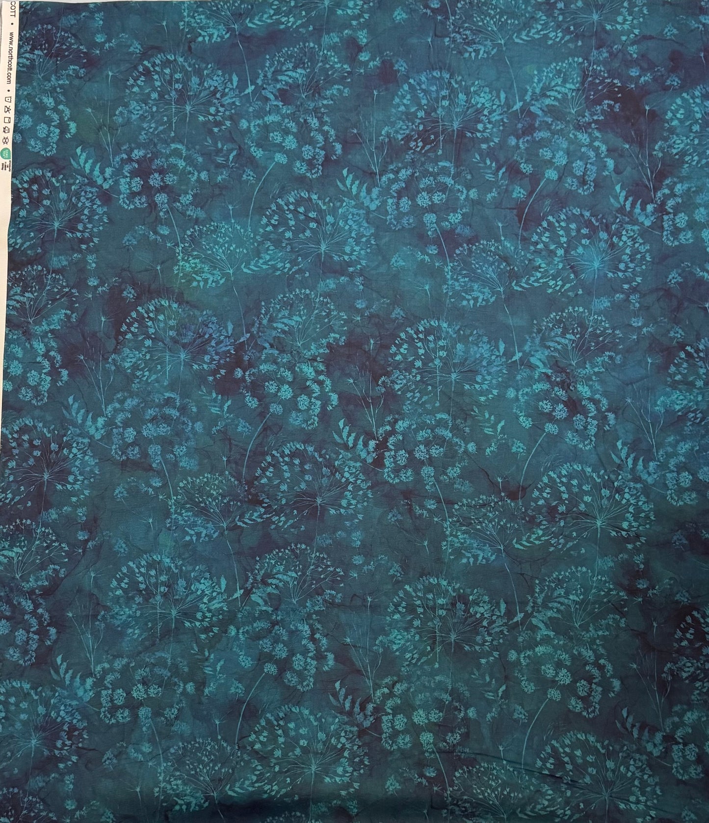 Whisper Dandelions - Navy Fabric