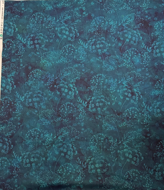 Whisper Dandelions - Navy Fabric