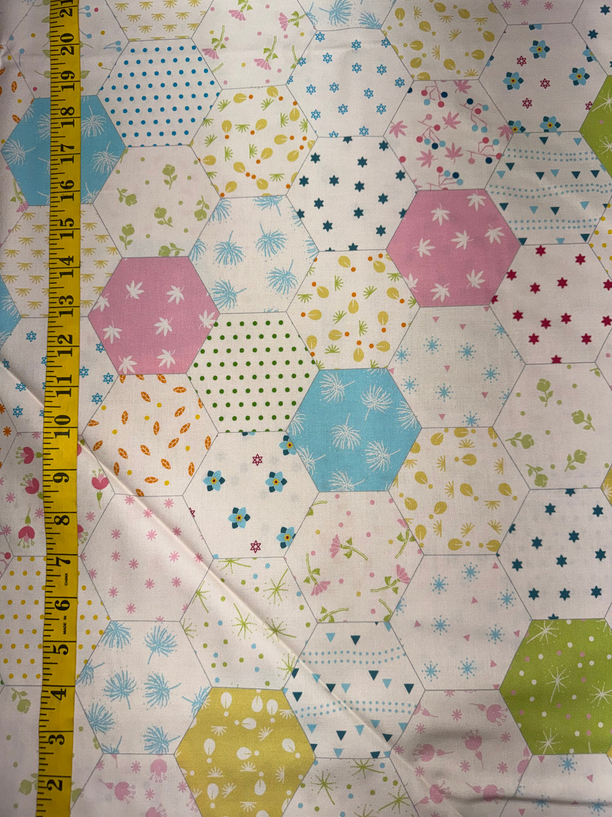 DV6534 Fairytale Hexies - Pastel - 20% off!!