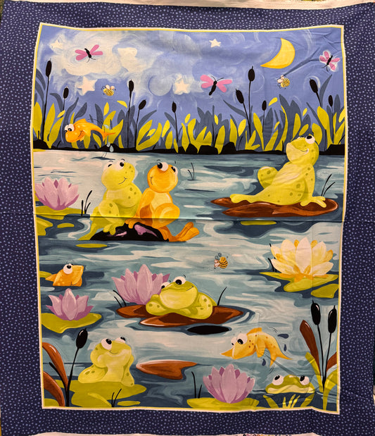 Paul's Pond Panel with lovely frogs