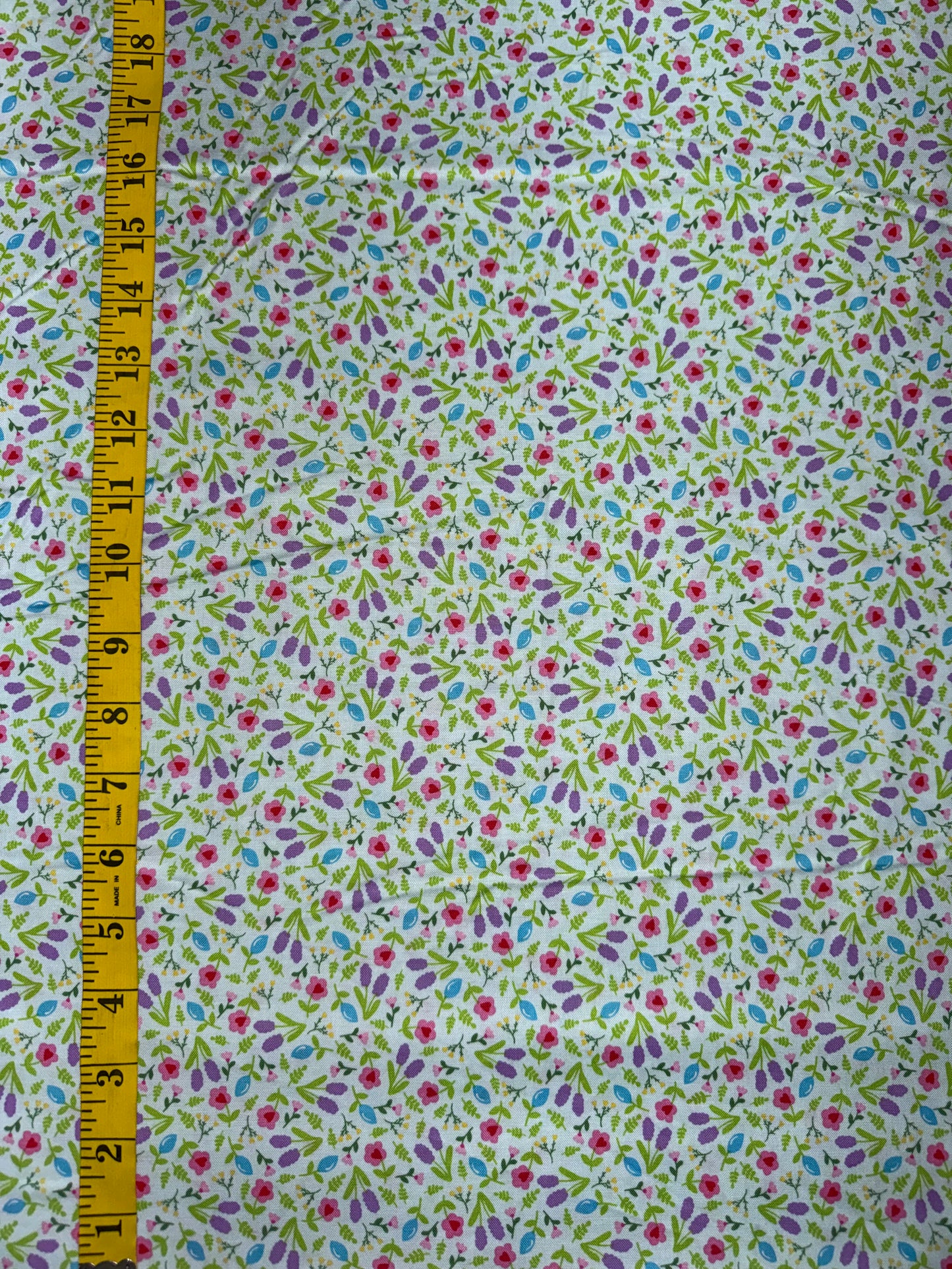 Little Ladies - Tiny Flowers on a Light Blue Background
