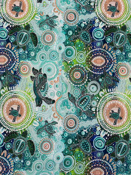 Spirit of the Bush -Grow Big - Turtles in a Blue Sea
