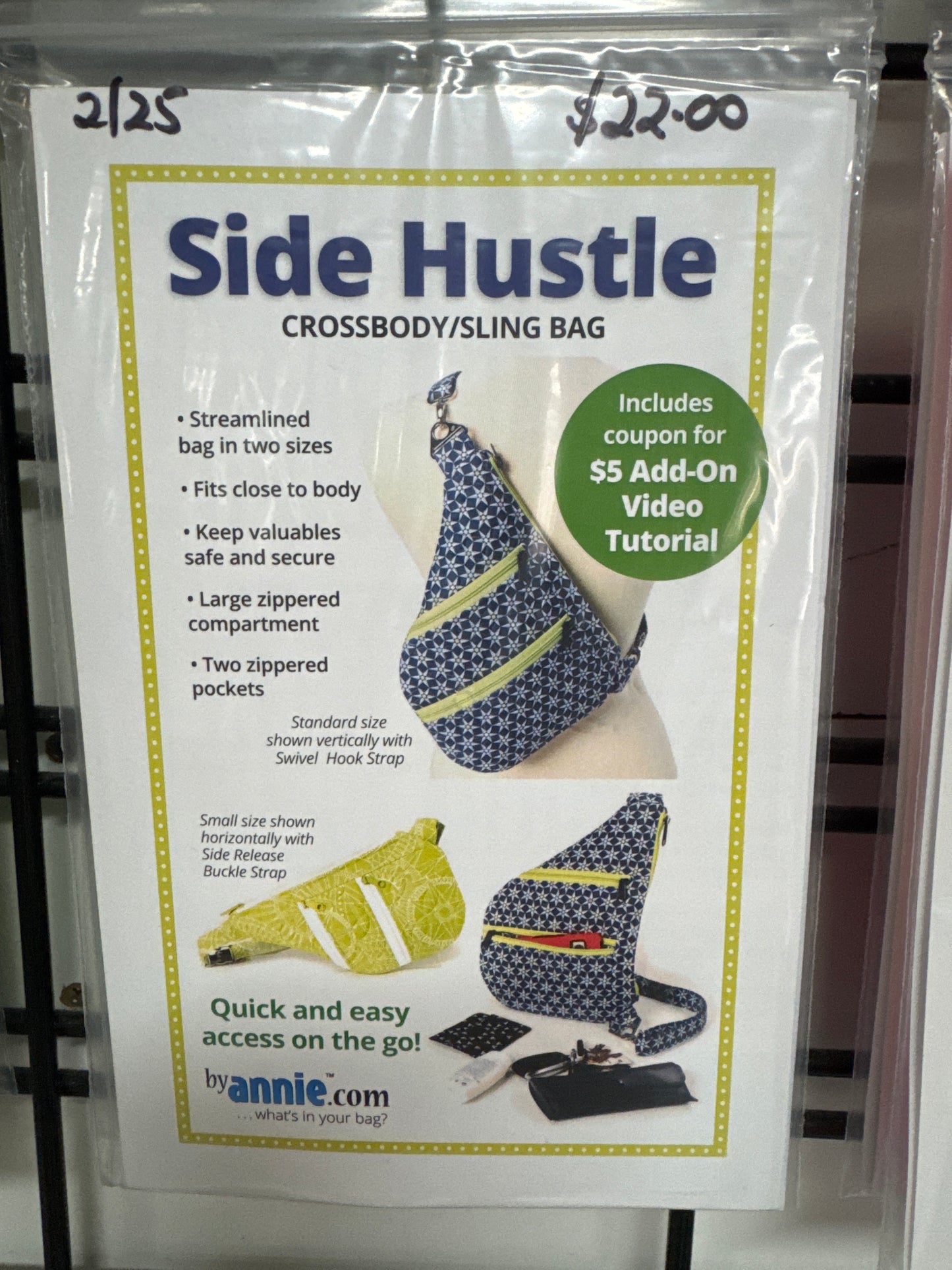 By Annie Pattern - Side Hustle