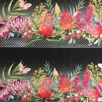 Australian Garden Twist by Jason Yenter - Border Print