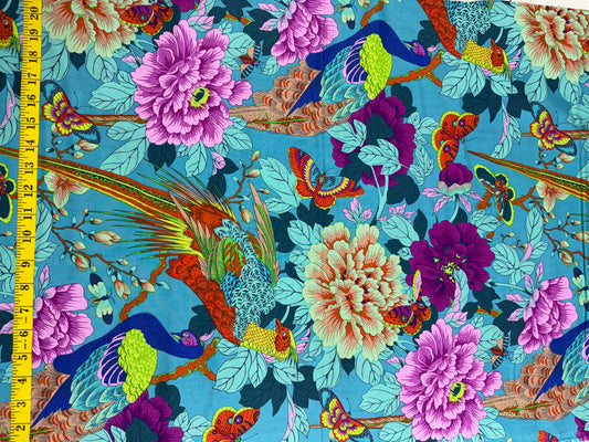 Kaffe Fassett - Birds and Bees - Blue