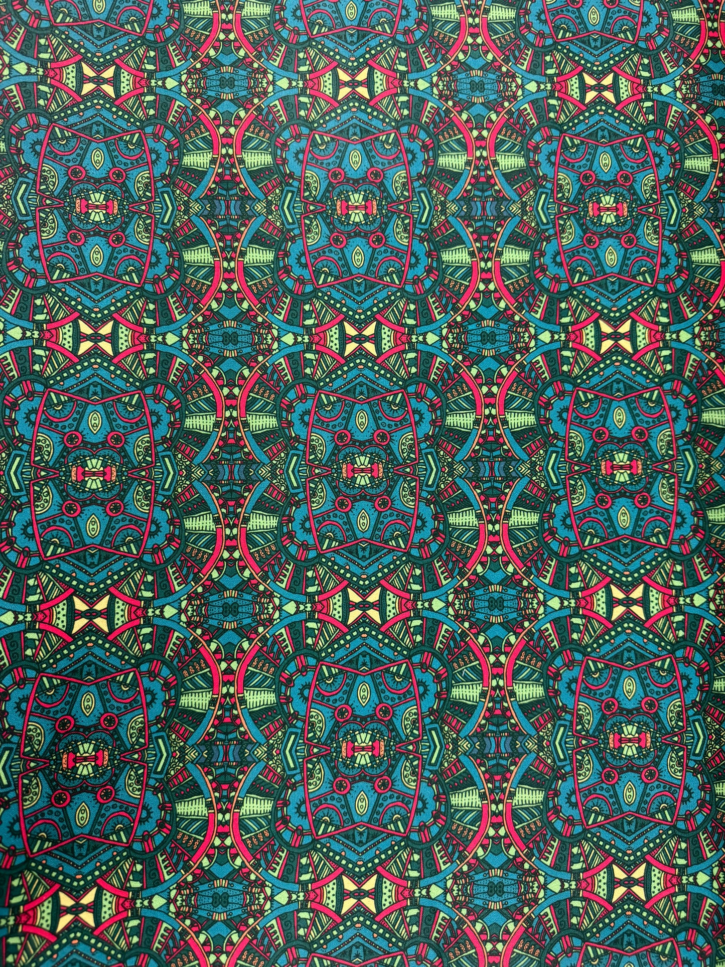 Ancient Horizons - Aztec Tribal - Blue and Red