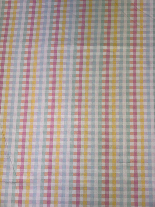 Gingham Pastel Multi coloured