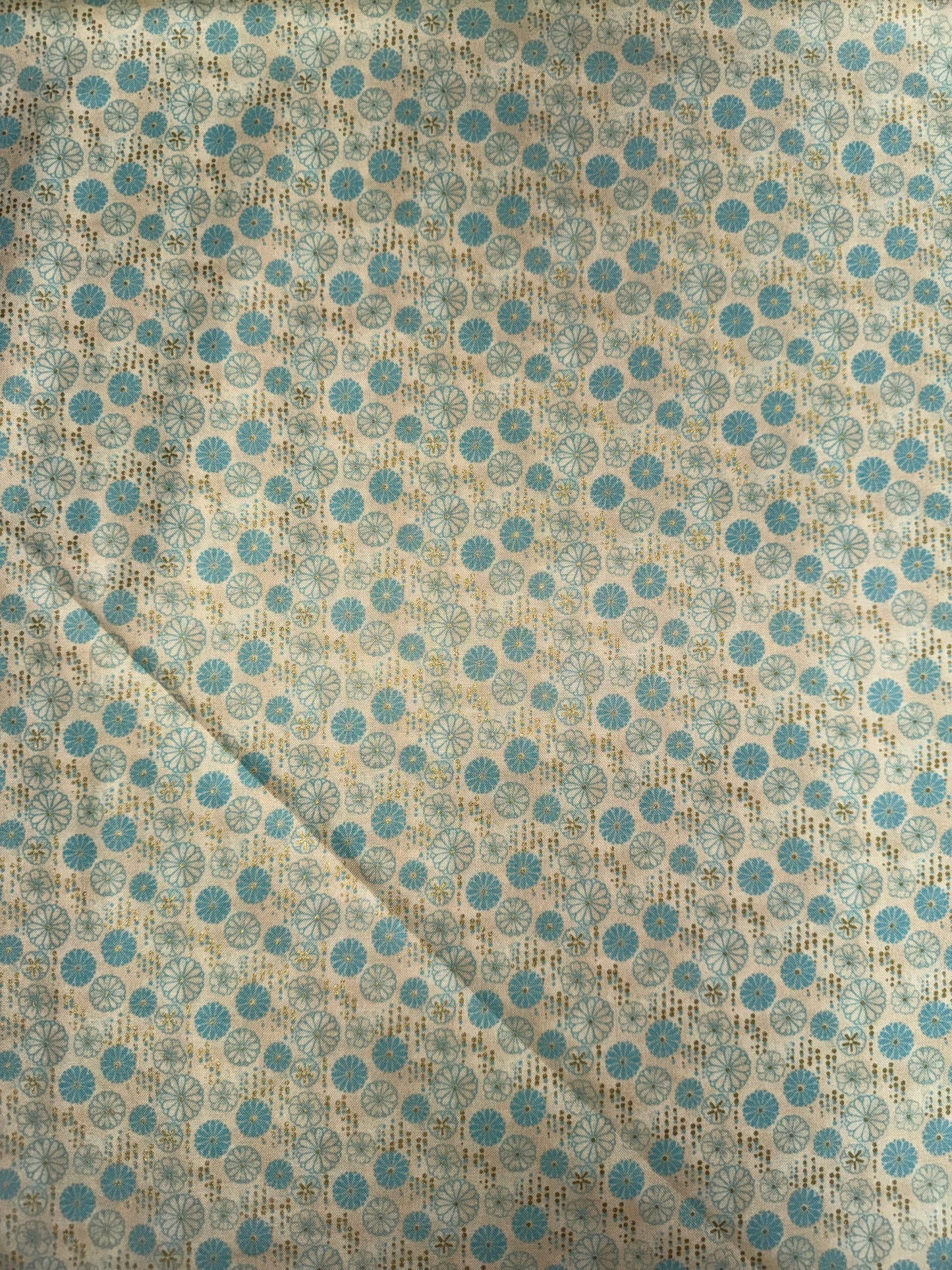 Japanese Flights on Fancy - Teal Floral