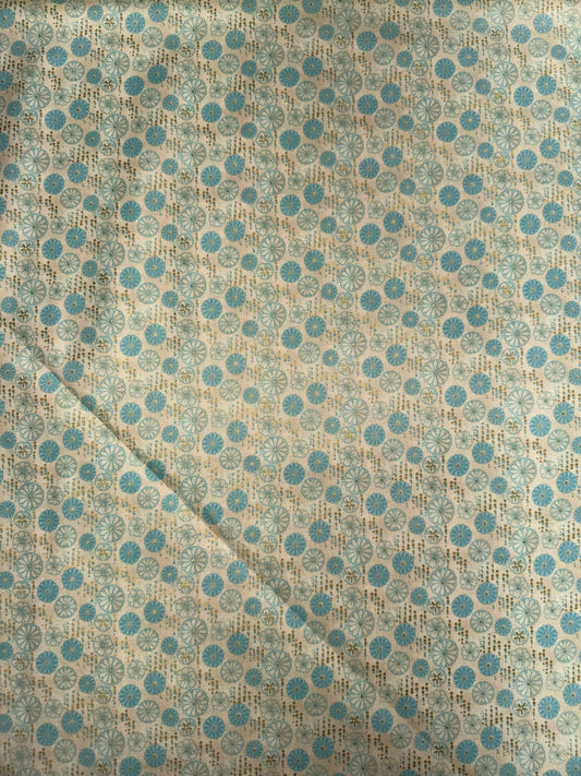 Japanese Flights on Fancy - Teal Floral