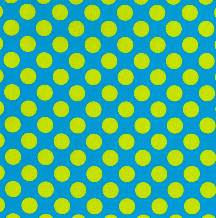 Blockstar Retro Fabric Spot Block BF-21 Green/Blue