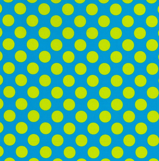 Blockstar Retro Fabric Spot Block BF-21 Green/Blue