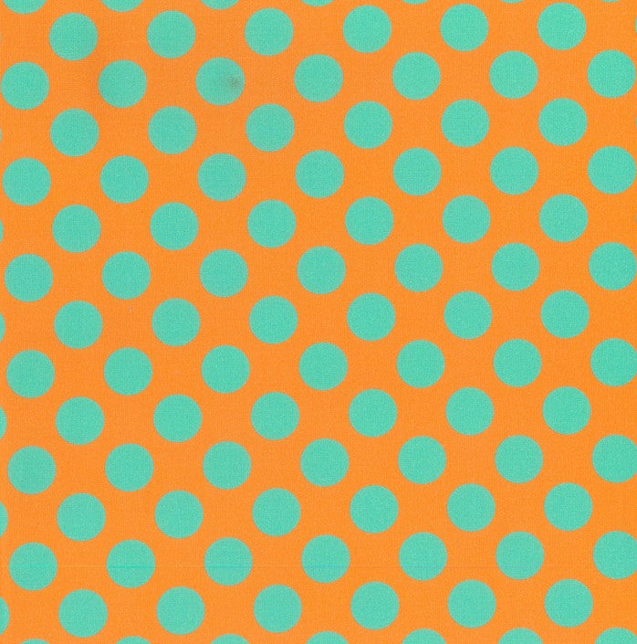 Blockstar Retro Fabric Spot Block BF-22 Green/Orange