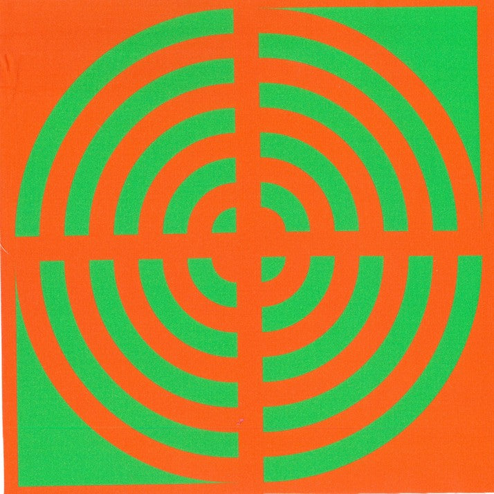 Blockstar Lollipop Fabric Circle Block BF-49 Orange/Green
