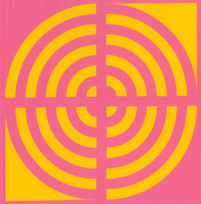 Blockstar Lollipop Fabric Circle Block BF-51 Pink/Orange