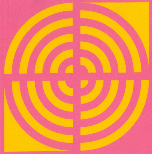 Blockstar Lollipop Fabric Circle Block BF-51 Pink/Orange