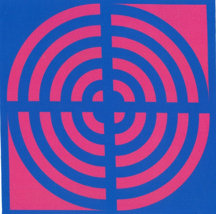 Blockstar Lollipop Fabric Circle Block BF-52 Pink/Blue