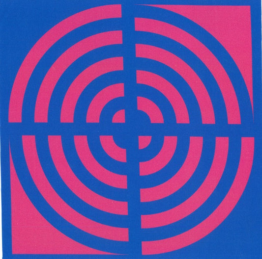Blockstar Lollipop Fabric Circle Block BF-52 Pink/Blue
