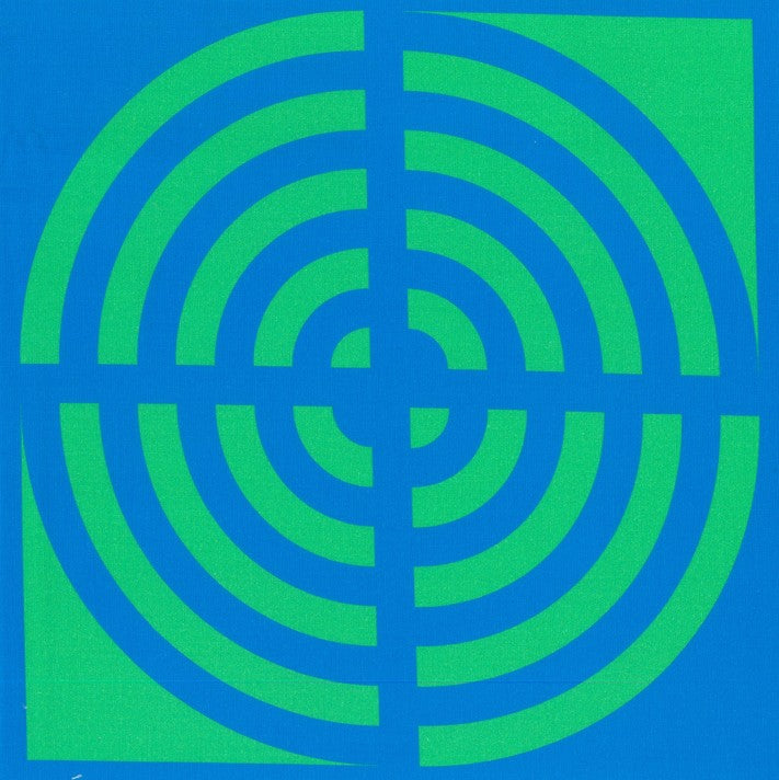 Blockstar Lollipop Fabric Circle Block BF-53 Blue/Green
