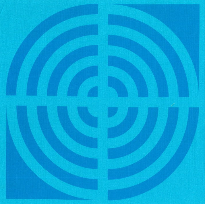 Blockstar Lollipop Fabric Circle Block BF-56 Blue/Blue