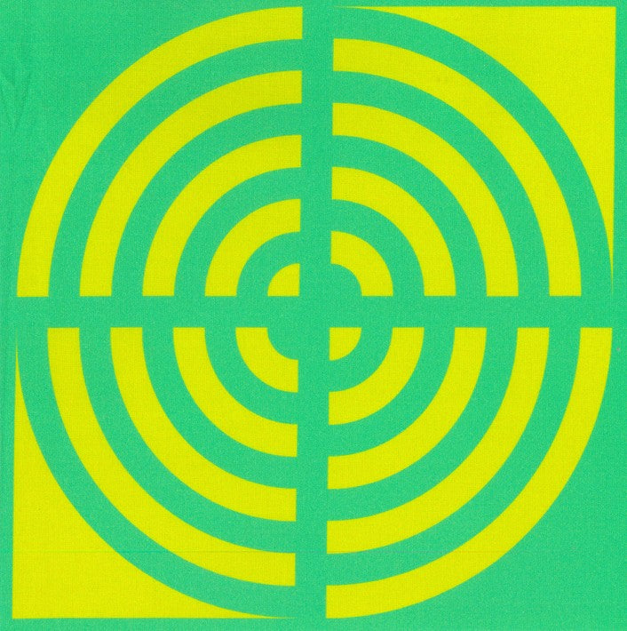 Blockstar Lollipop Fabric Circle Block BF-58 Green/Light Green