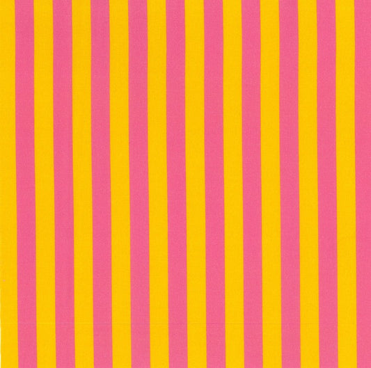 Blockstar Lollipop Fabric 1/2" Stripe Block BF-61 Pink/Orange