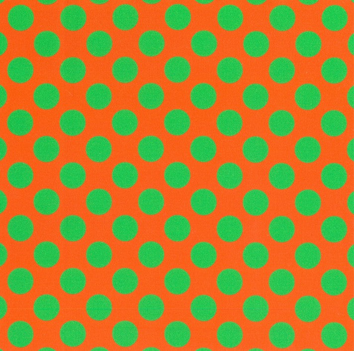Blockstar Lollipop Fabric Spot Block BF-69 Orange/Green