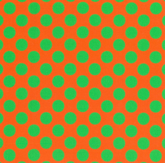 Blockstar Lollipop Fabric Spot Block BF-69 Orange/Green