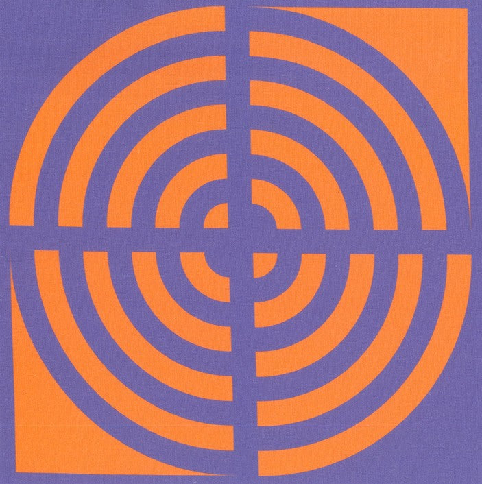 Blockstar Retro Fabric Circle Block BF-7 Purple/Orange
