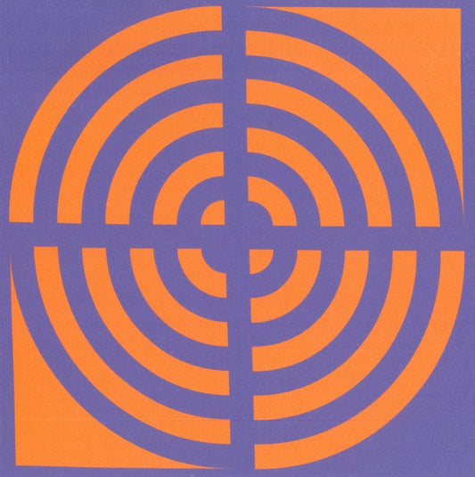 Blockstar Retro Fabric Circle Block BF-7 Purple/Orange