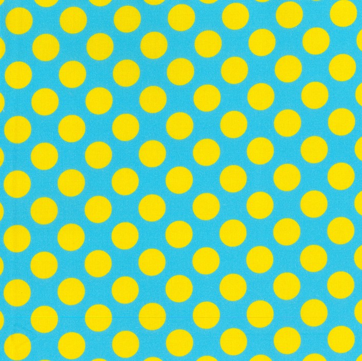 Blockstar Lollipop Fabric Spot Block BF-75 Blue/Yellow
