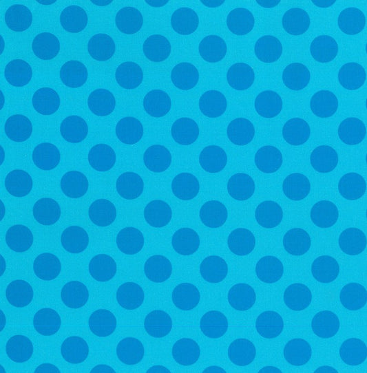 Blockstar Lollipop Fabric Spot Block BF-76 Blue/Blue