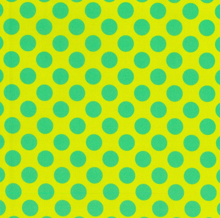 Blockstar Lollipop Fabric Spot Block BF-78 Green/Light Green