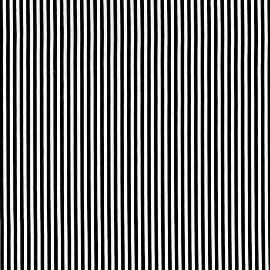 Blockstar Binding Strip Fabric 1/16" Stripe Block BF-82 Black/White
