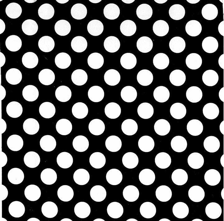 Blockstar Black and White Fabric Spot Block BF-85 Black/White