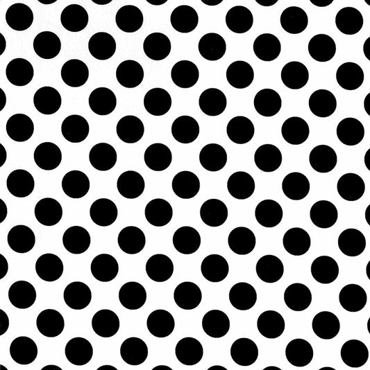 Blockstar Black and White Fabric Spot Block BF-86 White/Black