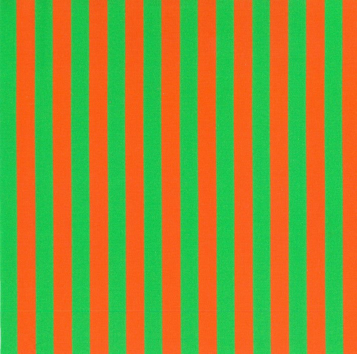Blockstar Lollipop Fabric 1/2" Stripe Block BF-59 Orange/Green