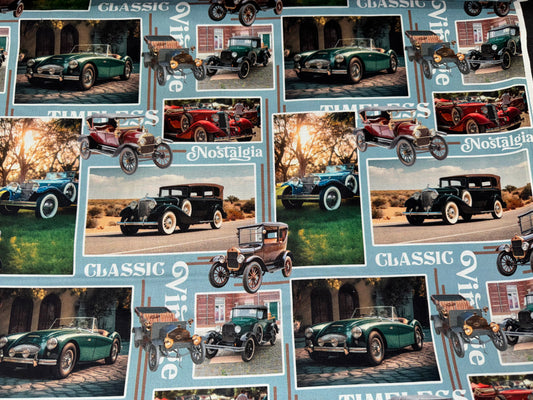 Vintage Cars Mixed Collage - Timeless Travels