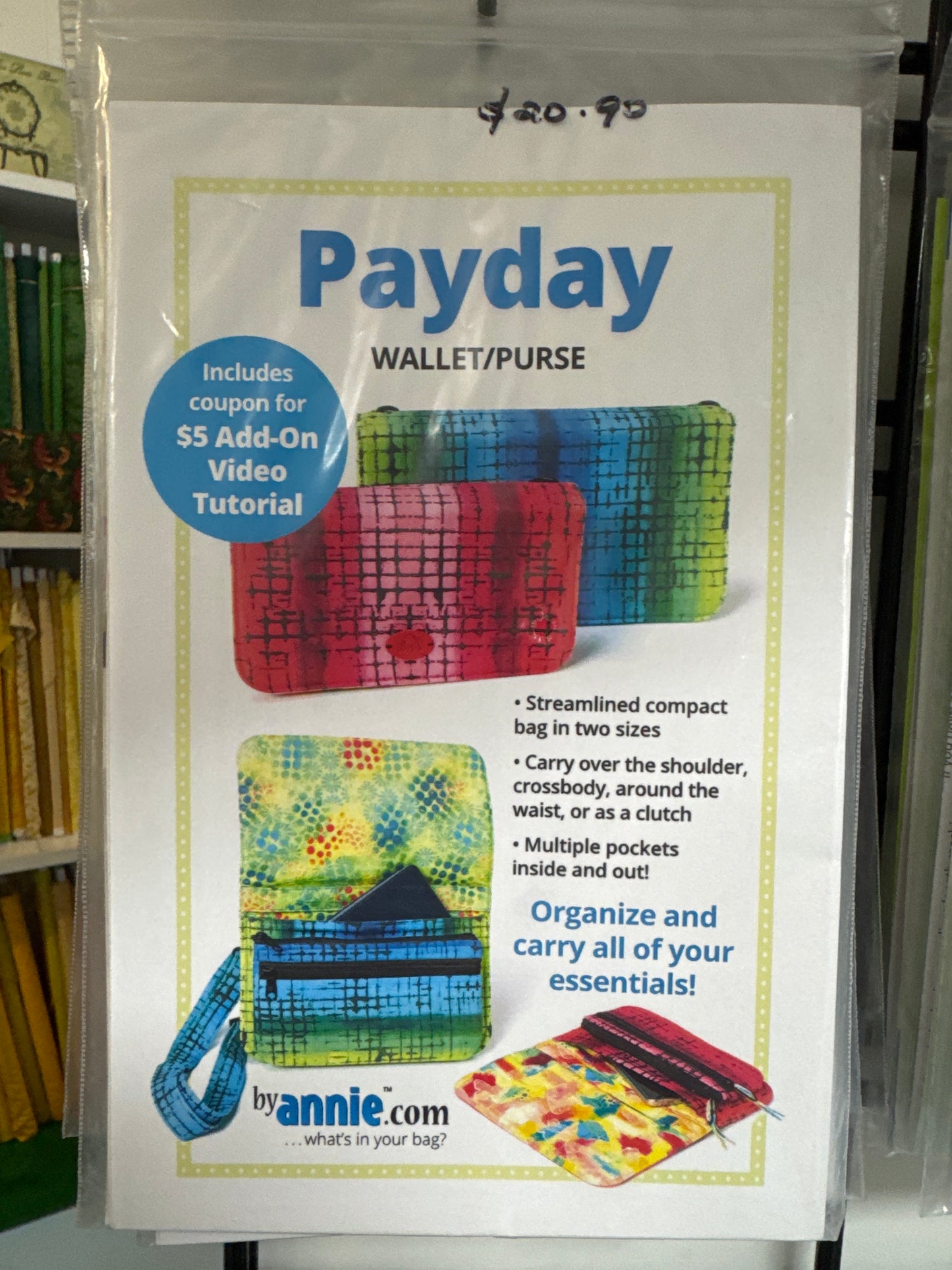 By Annie Pattern - Payday wallet purse