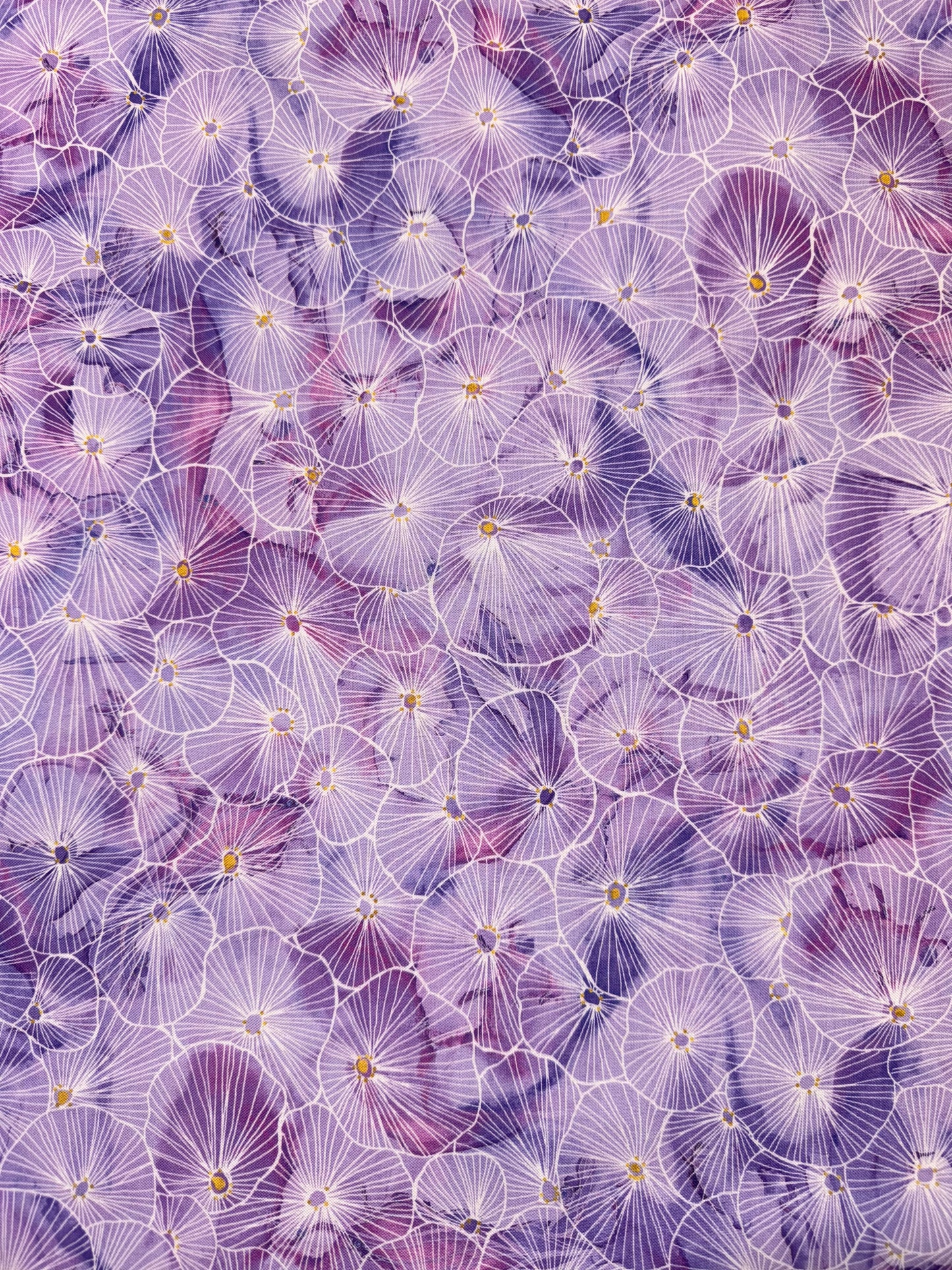 Painted Sea - Linear Bursts in Light Violet