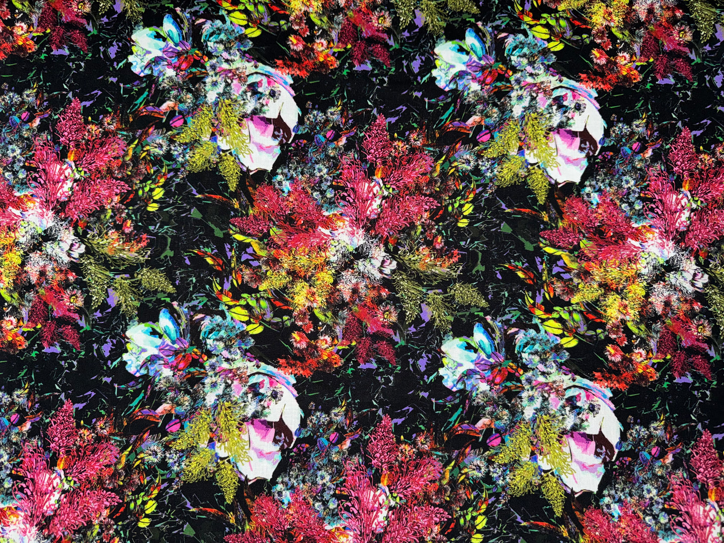 Glorious Gum Blossoms - Grevilleas fabric by De Gillett Cox