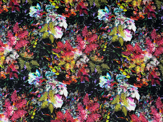 Glorious Gum Blossoms - Grevilleas fabric by De Gillett Cox