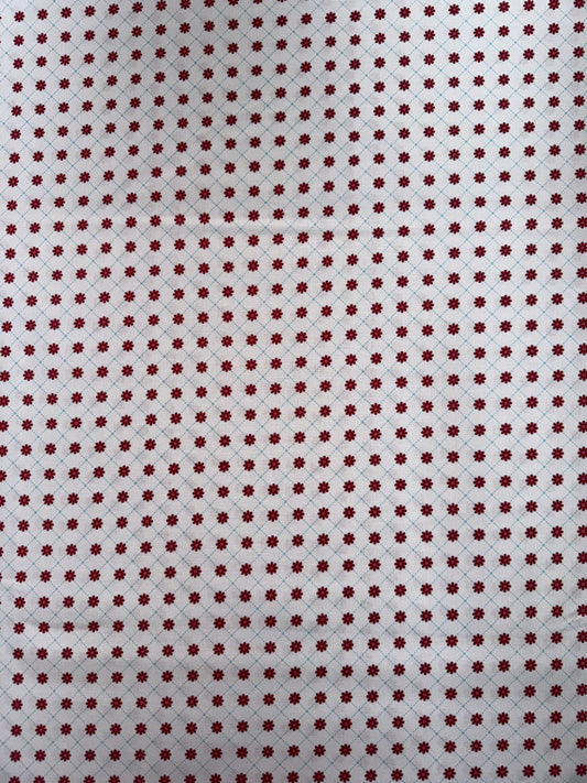 Smitten Chicken - Lazy Daisy - White and Red