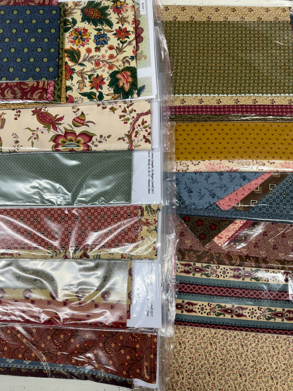 19th Century Sampler Quilt Kit by Megan Carrol
