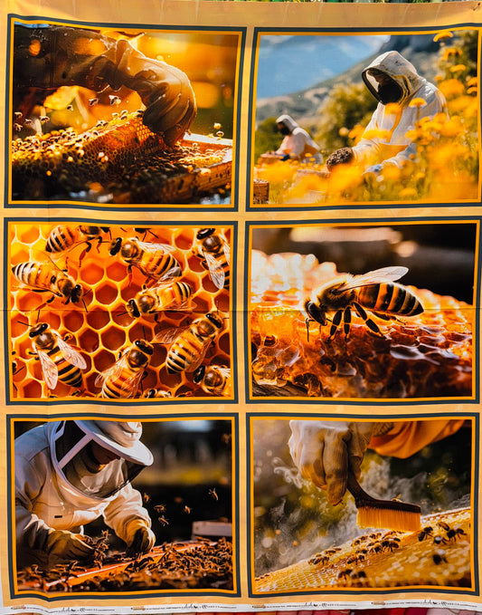 Beekeeper Honeycomb Harmony 6 picture Panel